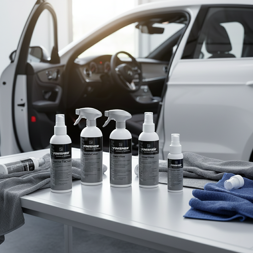 Intérieur de voiture propre après nettoyage EldenClean